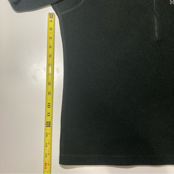 Marmot Polartec Men's M Classic Fleece 1/4 Zip Pullover Black Medium EUC - Picture 8 of 16